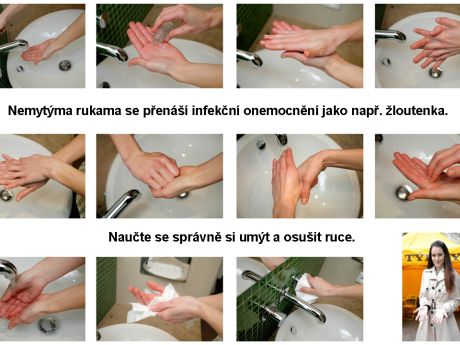 Správné mytí rukou je nejlepší prevencí proti infekčním chorobám!